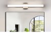 YHTlaeh Bathroom Vanity Light Brushed Nickel Square LED 31.5 inch