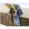 2 Pieces Sliver Folding Hinge for Wood Box,Iron Door Hinges