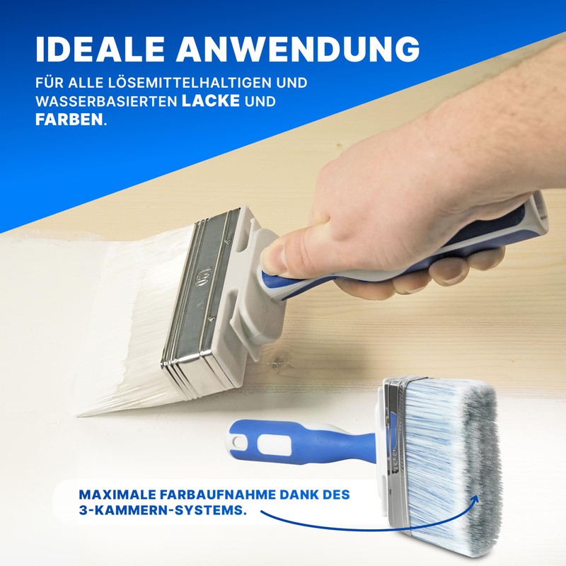 ORGAFLIX Paint Surface Brush 100 mm Premium – No Bristle