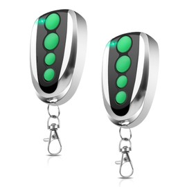 433.92 MHz Remote Control Compatible with All Topens M12, 4 Buttons Remote Control Gate for Automatic Sliding Gate Opening Garage Door Opener Wireless Transmitter Controller (Pack of 2)