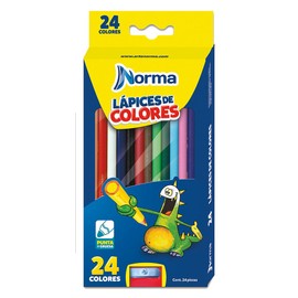 Norma- Lapices de color 24-l red norma