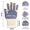 Oven Gloves, Heat Resistant 540 Degrees Grilling Gloves, Hot Surface