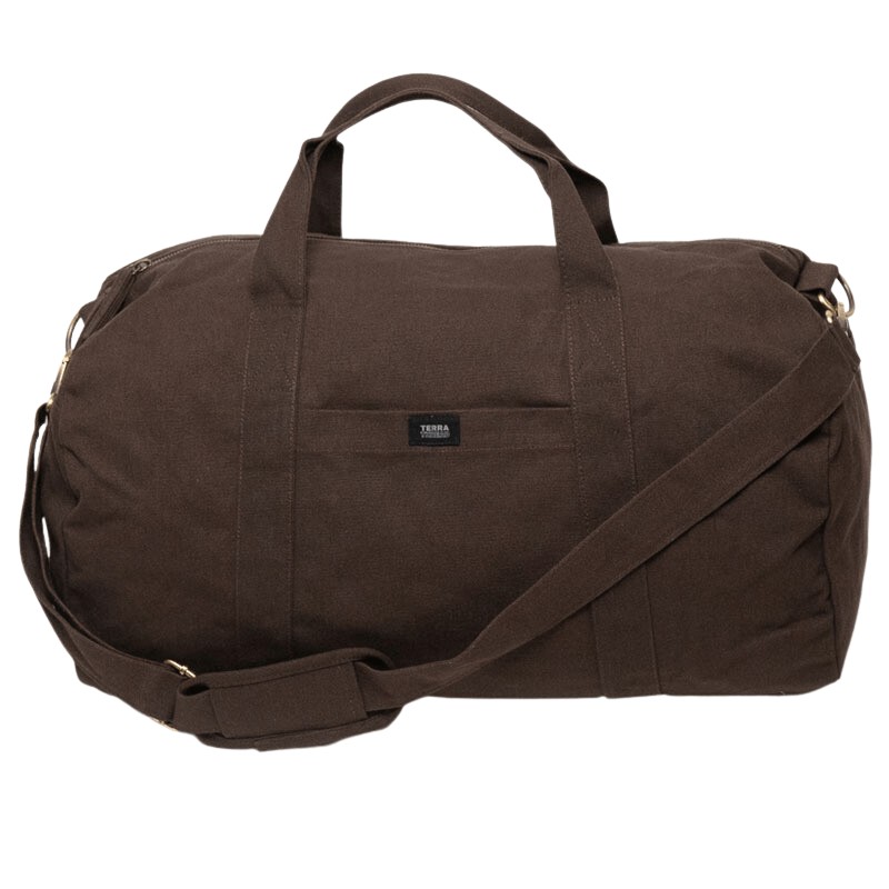 Terra Thread Organic Cotton Aarde Gym Bag, Olive Green