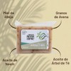 NEEM ERFRE Pack de 3 jabon natural de avena y