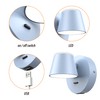 URSOLA Wall Light LED Wall Sconce with On/Off Switch USB