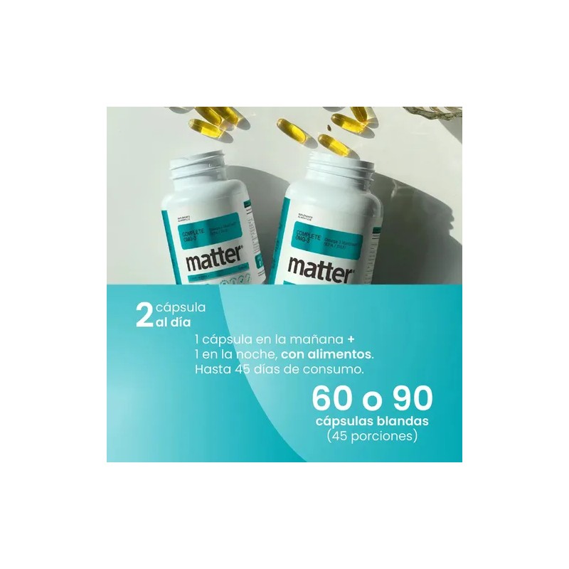 Complete Omg-3 Matter Omega 3, 640mg Epa / 370mg Dha