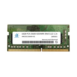 Adamanta 16GB (1x16GB) Compatible for Asus ROG, Acer Aspire, Acer Nitro, Acer Predator, Intel NUC DDR4 3200MHz PC4-25600 SODIMM 1Rx8 CL22 1.2v RAM Memory Laptop Notebook Module Upgrade