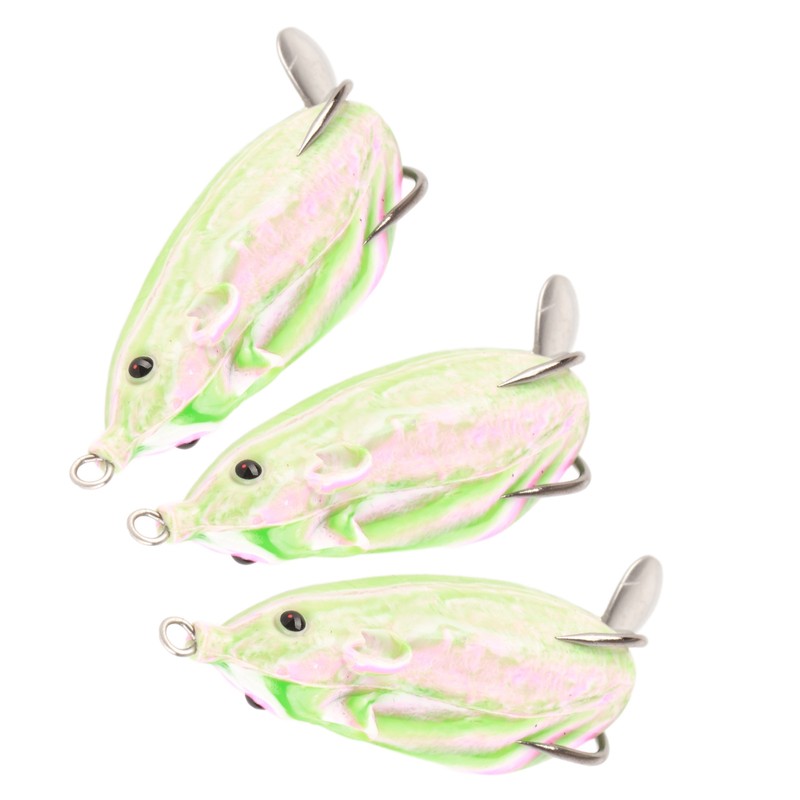 3Pcs Sequin Conversion Soft Artificial Simulation Snakehead Lure Bait Fishing