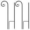 ZLHETWT 2Pcs Shepherd Hooks, Crook Hook, Bird Feeder Pole Stand