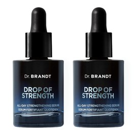 Dr. Brandt Drop of Strength All-Day Strengthening Serum - Enhances Skin Resilience & Provides Instant Hydration - 1.0 fl oz, Pack of 2