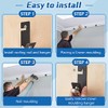 Shimeyao 6 Pcs Crown Hanger Black Stainless Steel Crown Molding