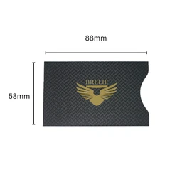 BRELIE RFID Blocking Sleeves- Credit Card Protector, Contactless Security Protector, Protection from Cyber & Identity Theft, Credit Card Sleeves x2 Each Pack