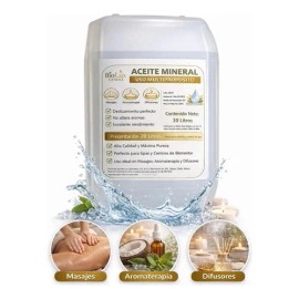 Aceite Mineral Cristalino Pcosmeticos,masajes,geles 20 Lts                                                                                            