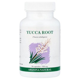 Arizona Natural Yucca Root, 90 Capsules (500 mg per Capsule)