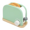 Toaster Toy Set Safe Durable Solidwood Round Edges Hand Eye