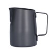 400ml Black PTFE Oblique Mouth Milk Frothing Jug 304 Stainless