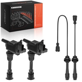 A-Premium 2 Ignition Coils with 2 Wire Compatible with Mazda Protege 2001-2003, Protege5 2002-2003, 2.0L