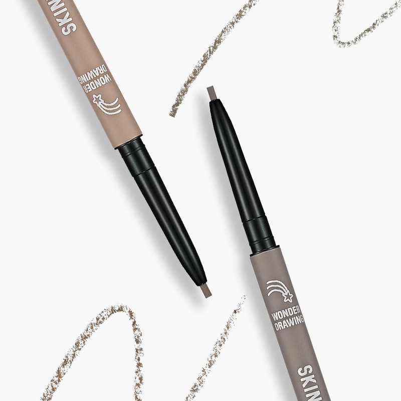 Holika Holika Wonder Drawing Skinny Eyebrow 0.05g Milk Beige /