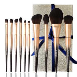 Luxury Enzo Ken Natural Sable Hair Make Up Brush Set Professional Cosmetic Brush Make Up Set with Gift Box, Natural Hair Makeup Brush Set, Natural Makeup Brush with Natural Bristles