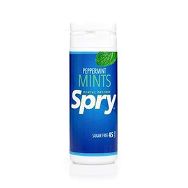 Spry Mints With Xylitol - Power Peppermint 45s (Pack of 5)