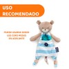CHICCO, Porta Chupón Pocket Friend, Color Azul