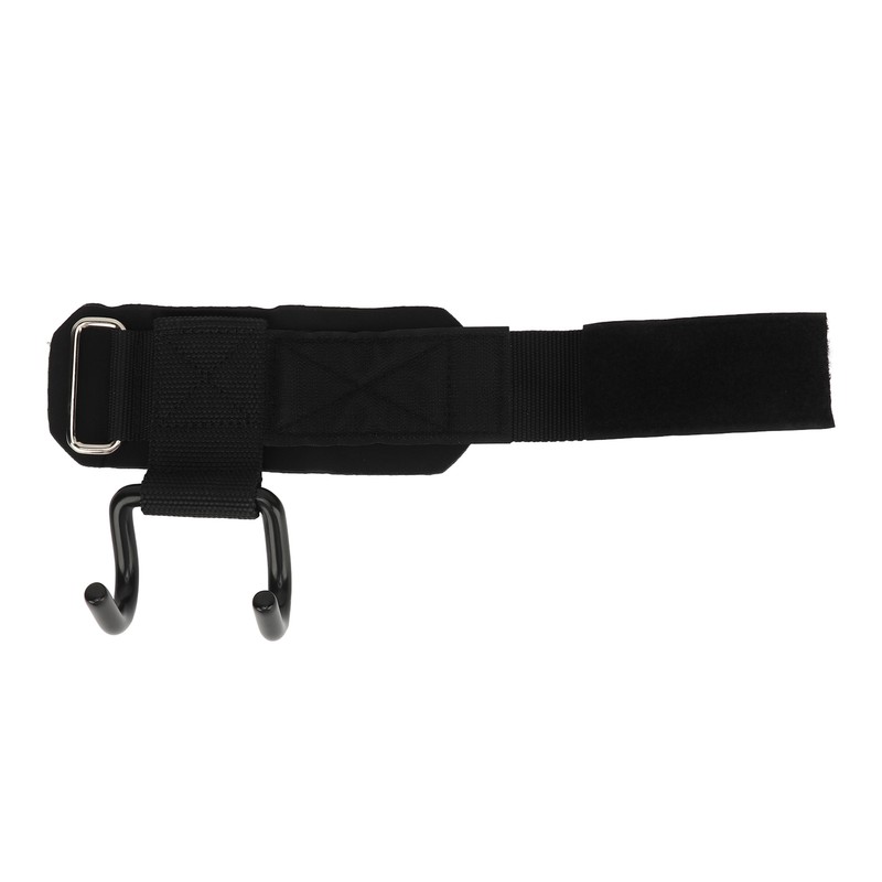 2pcs Weight Lifting Hook Heavy Duty Wrist Wraps Power Weight