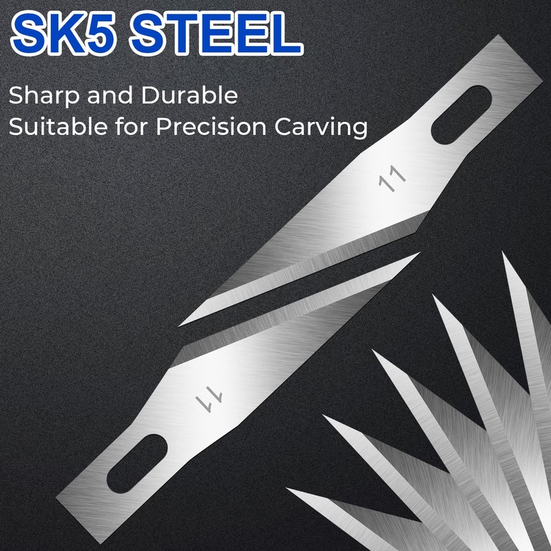 DIYSELF 150 PCS Exacto Knife Blades 11, Sharp Hobby Knife