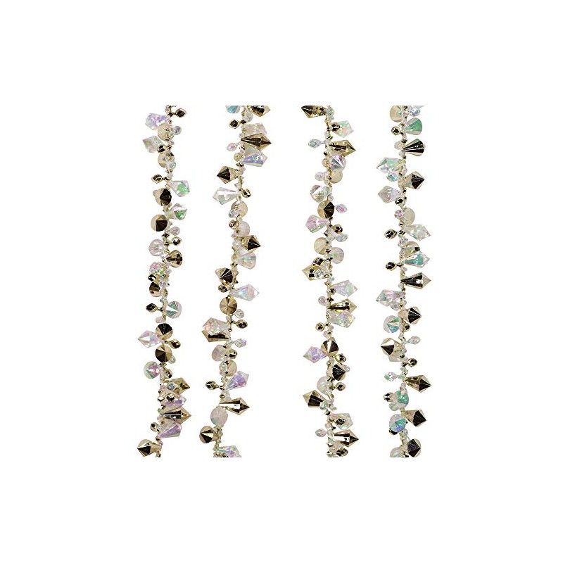 Kurt S. Adler H2086GO Garland, Gold 9-feet Long