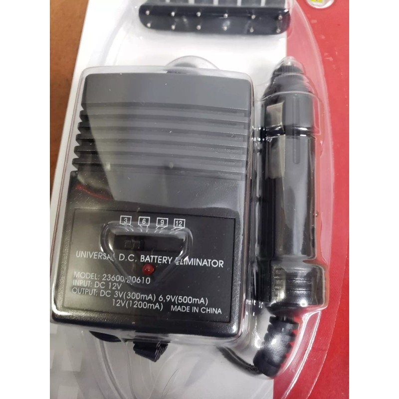 GE Universal dc car power adapter 3V 6V 9V 12V