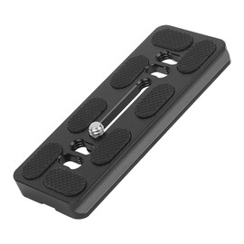 Aluminium Alloy Quick Release Plate Quick Release Plate Adapter Camera Plate Clip Adapter with 1/4in Screw for Arca Mount Ballhead(100mm)