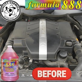 Quality Chemical - Formula 888 - Powerful and Fast Acting Degreaser Cleaner for Surfaces - Engines - Ready to Use Formula - 128 oz (Pack of 1)