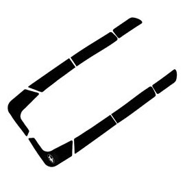 BlackTip Jetsports Traction Mats Compatible with Sea-Doo 1993-1996 XP / 1995 XP800 / 1994-1997 SP / 1994-1999 SPX / 1994-1996 SPI / 1994 XPI Black Wishbone