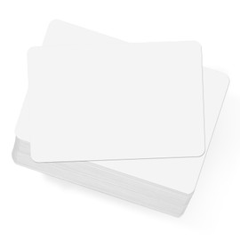 OFFCUP Postcard Paper Cardstock, 108pcs A6 Blank Message Paper, 250gsm 4x6” White Blank Post Cards Index Cards Set for DIY, Printable Postcards Set, Round Corners
