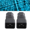 2pcs IEC320 C20 to IEC320 C21 Power Adapter Professional Plug