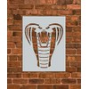 Cobra Snake Stencil Template - Reusable Stencil - INNOVO Stencils