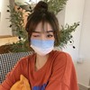 Rainbow Gradient Color Pink Beige Fashion Mask 4-Color Rainbow 13ea
