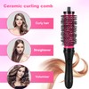 Clickinline 6pcs/set 3 Sizes Detachable Handle Hair Roller Brush with