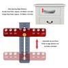Cabinet Hardware Jig Accurate Fast Small Woodworking Drilling Guide Tool
