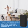 Rilime Exercise Bike Cover compatible with pooboo Stationary Bikes,Foldable Stationary