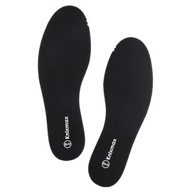 Knixmax Thin Memory Foam Insoles for Men Women, Super Soft Shoe Inserts for Sneakers Slippers Boots Liners Replacement Inner Soles, Cushioned Flat Shoe Pads Black EU 42