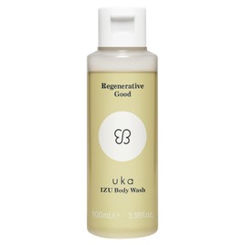 Uka IZU Body Wash, 3.4 fl oz (100 ml) / 98% Naturally Derived Chromoji Flower Extract, Moisturizing, Sensitive Skin