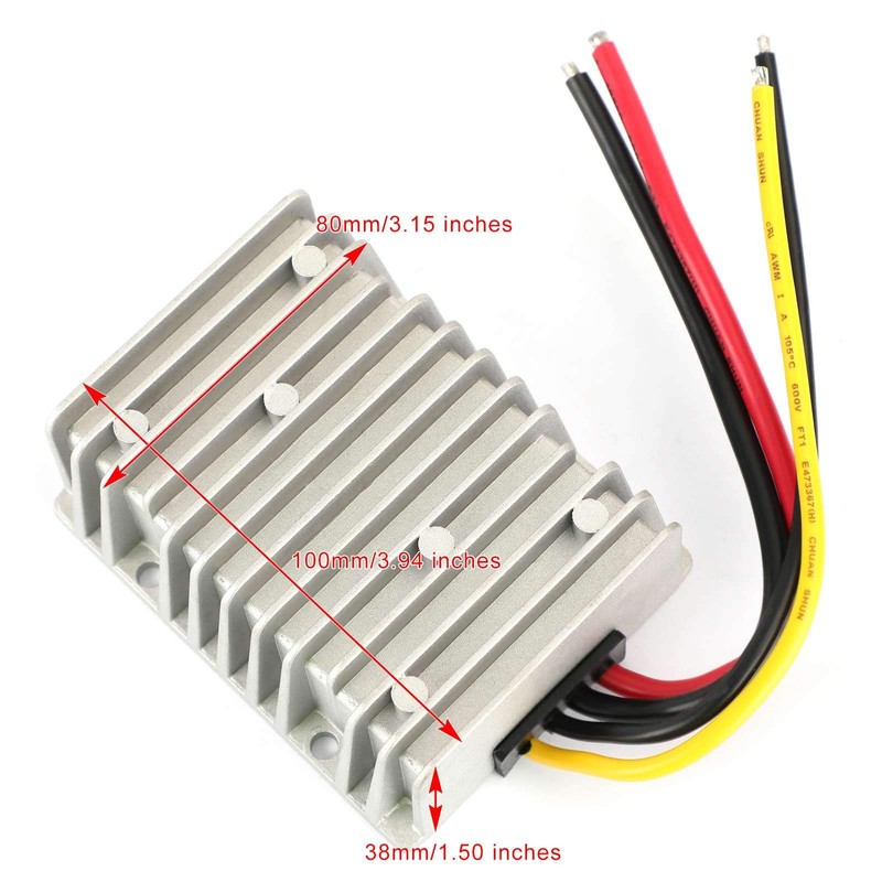Topteng DC-DC 12V Step Up to 24V 20A 480W Car