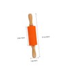 BIUDECO Rolling Pin for Clay 4 Color Mini Rolling Pin