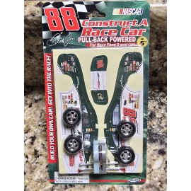 Greenbrier International inc. 2009 NASCAR #88  Construct A Race Car Mountain Dew Pull Back Powered NEW