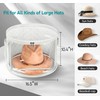 AOODA Oversized Clear Hat Storage Bag for Women, Holds up