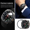 Lamshaw for Galaxy Watch Ultra 47mm Bezel Ring, Reinforced Metal