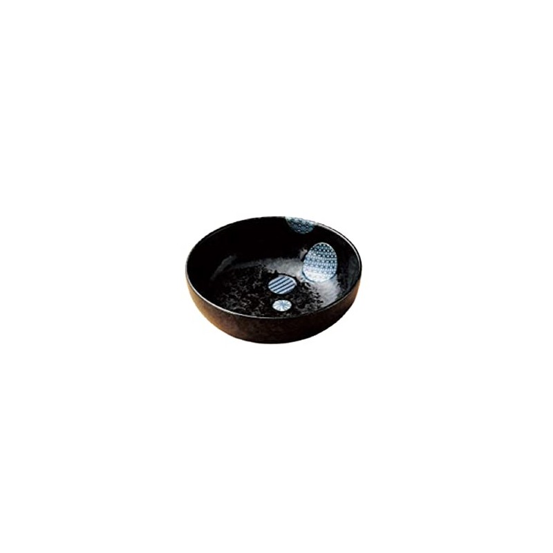 Yamashita Crafts 907849279 Sashimi Plate, Round Small Pattern, 4.8 Ball,