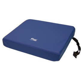 Skil-Care Tri-Foam Gel-Infused Visco Cushion, 24" W x 20" D x 4" H, Cooling Gel Layer with Advanced Pressure Relief, Durable Fluid-Resistant Cover, 754843