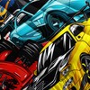AILONEN Racing Car Comforter Set Queen Size, Cool Speed Race
