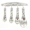 Basic Spirit Pewter Measuring Spoons with Rack, Lighthouse (SP-25)